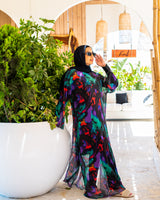 Tulle Coverup Dress-Multicolored