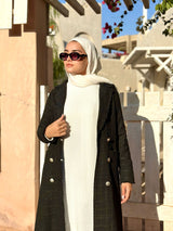 Tweed Blazer-Black