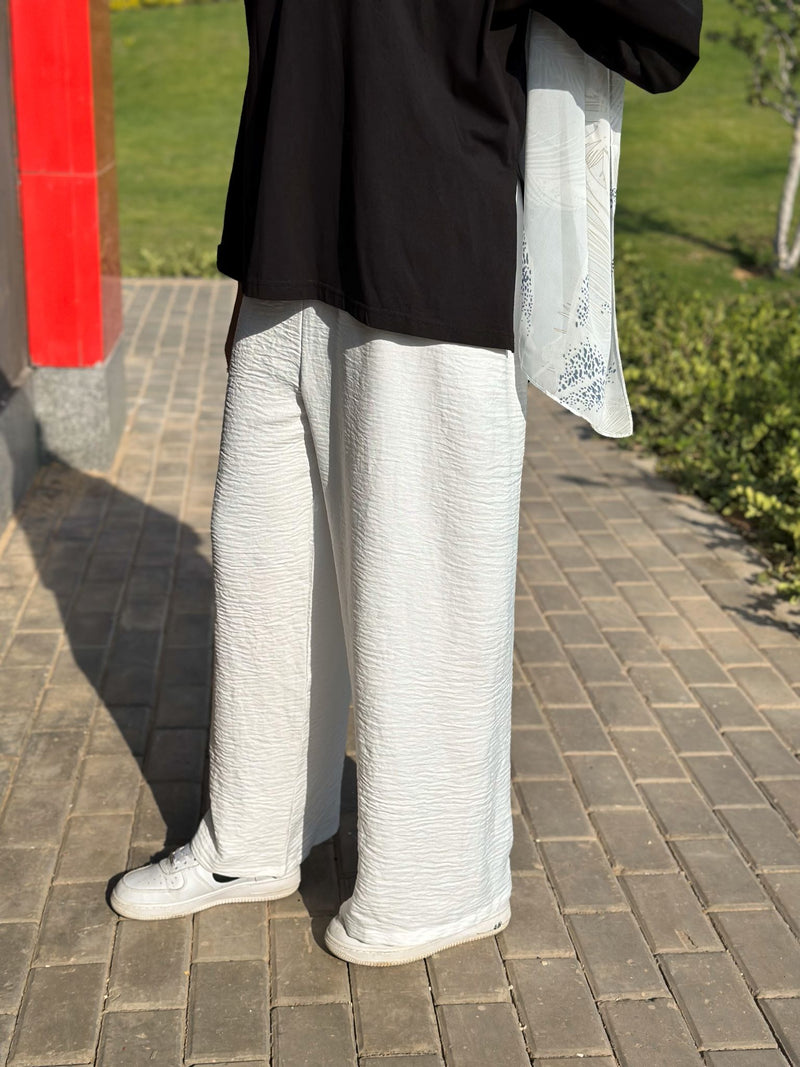 Basic Pants-New white