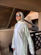 Palms Linen Cardigan - Beige