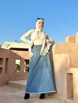 Denim Basic Skirt
