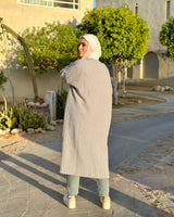 Knitted Coat-Lilac