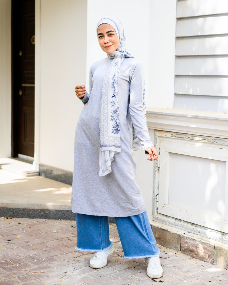 Basic Blouse-Grey