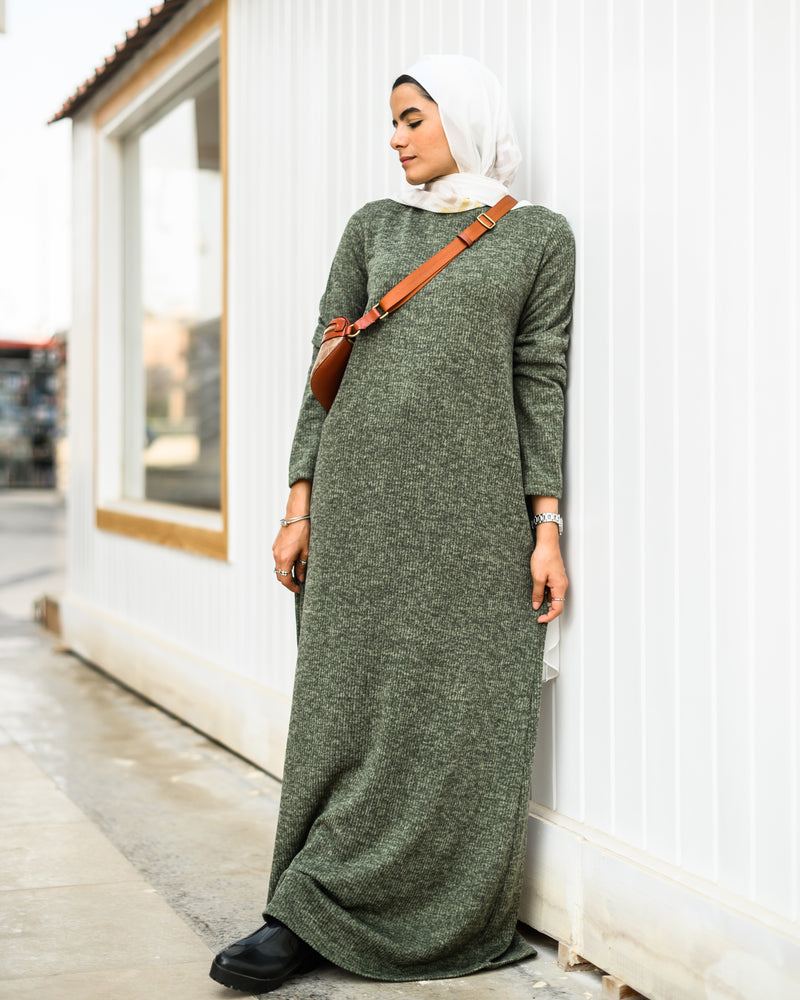 Basic Dress - Olive