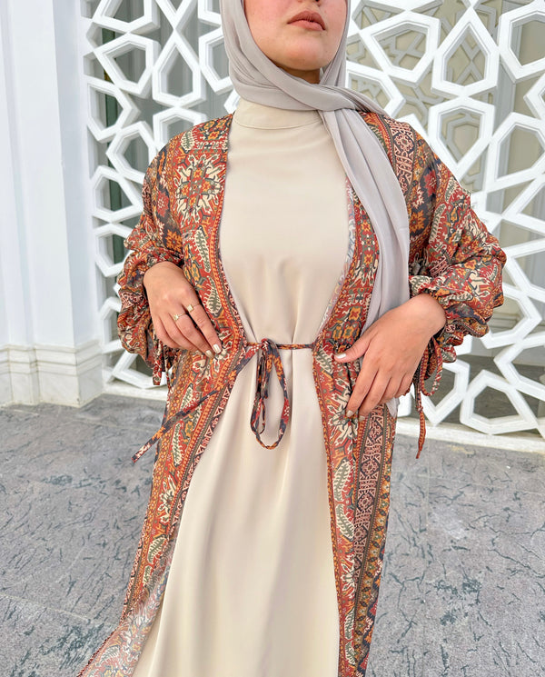 Basic Abaya-Beige