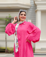 Basic Pants-Fuchsia